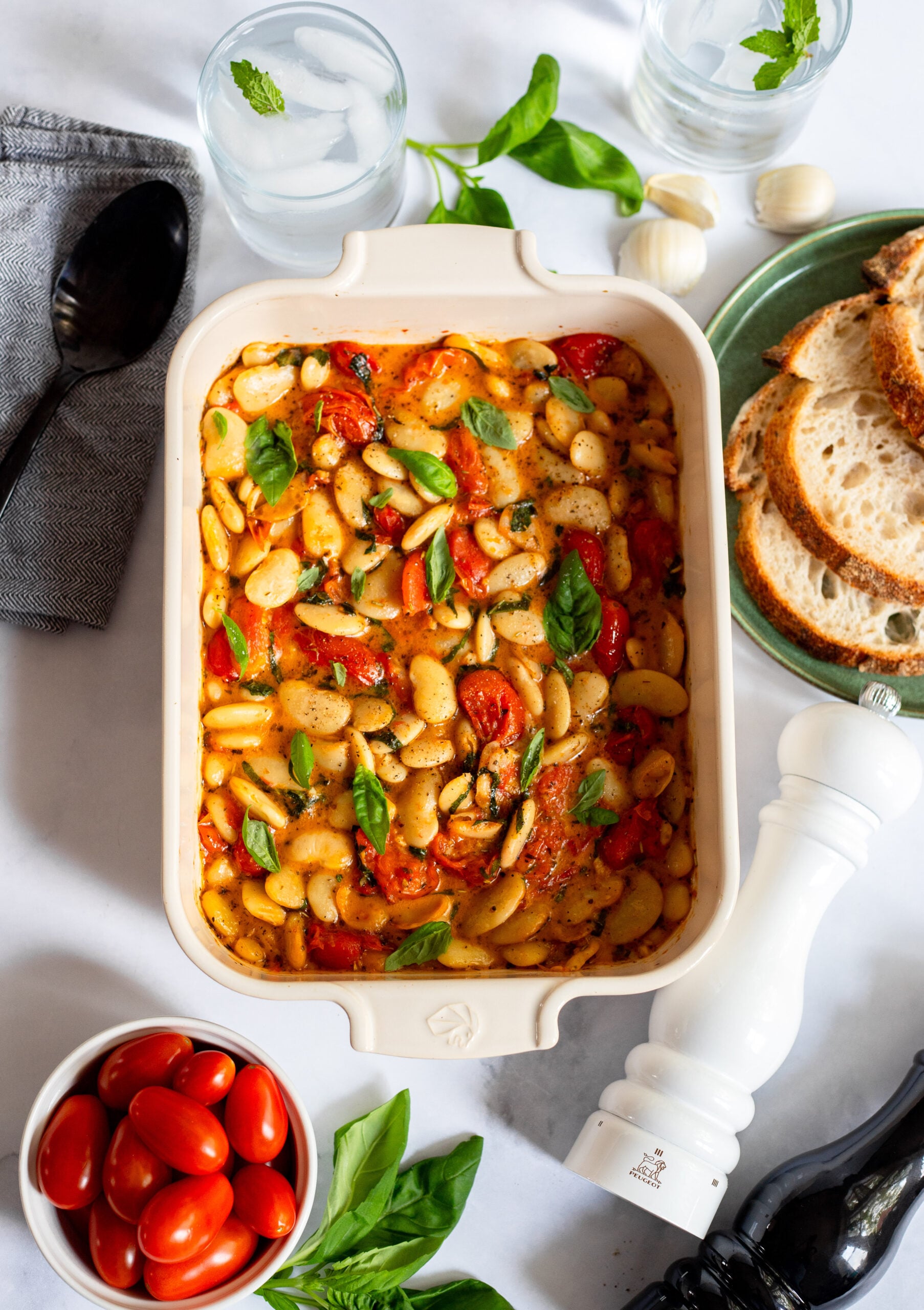 Baked Feta Butter Beans